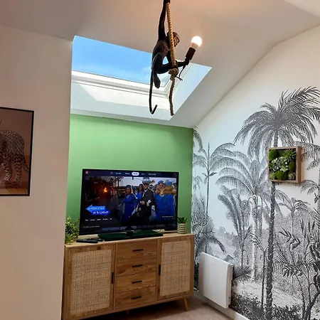 Le Jungle Loft, Lit King Size, Baby-foot & Design لا روش سور يو