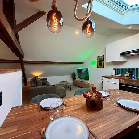 Le Jungle Loft, Lit King Size, Baby-foot & Design Appartement
