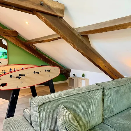 Le Jungle Loft, Lit King Size, Baby-foot & Design Appartement La Roche-sur-Yon