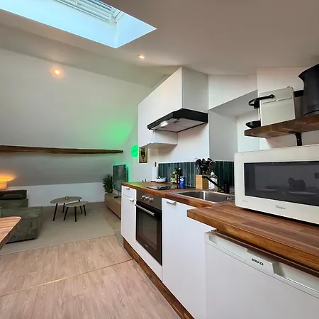 Le Jungle Loft, Lit King Size, Baby-foot & Design Appartement *